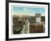 Kansas City, Missouri - Aerial View of the City-Lantern Press-Framed Art Print