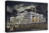 Kansas City, Missouri - Exterior View of Union Station at Night-Lantern Press-Stretched Canvas