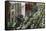 Kansas City, Missouri - General Northern View Up Walnut Street from Tenth Street-Lantern Press-Framed Stretched Canvas