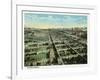 Kansas City, Missouri - General View of the Stockyards-Lantern Press-Framed Art Print