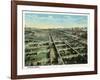 Kansas City, Missouri - General View of the Stockyards-Lantern Press-Framed Art Print