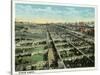 Kansas City, Missouri - General View of the Stockyards-Lantern Press-Stretched Canvas