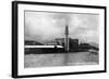 Kansas City, Missouri - KC Railroad Station and Star Ferry-Lantern Press-Framed Art Print