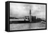 Kansas City, Missouri - KC Railroad Station and Star Ferry-Lantern Press-Framed Stretched Canvas