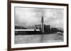 Kansas City, Missouri - KC Railroad Station and Star Ferry-Lantern Press-Framed Art Print