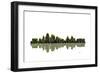 Kansas City Missouri Skyline BW 1-Marlene Watson-Framed Giclee Print