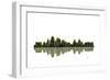Kansas City Missouri Skyline BW 1-Marlene Watson-Framed Giclee Print