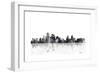 Kansas City Missouri Skyline-Marlene Watson-Framed Giclee Print