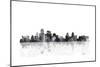 Kansas City Missouri Skyline-Marlene Watson-Mounted Giclee Print