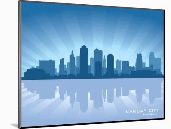 Kansas City, Missouri Skyline-Yurkaimmortal-Mounted Art Print