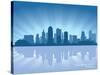 Kansas City, Missouri Skyline-Yurkaimmortal-Stretched Canvas