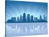 Kansas City, Missouri Skyline-Yurkaimmortal-Stretched Canvas