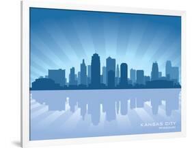 Kansas City, Missouri Skyline-Yurkaimmortal-Framed Art Print