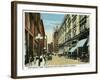 Kansas City, Missouri - Western View Down Petticoat Lane from Grand Avenue-Lantern Press-Framed Art Print