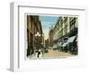 Kansas City, Missouri - Western View Down Petticoat Lane from Grand Avenue-Lantern Press-Framed Art Print