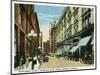 Kansas City, Missouri - Western View Down Petticoat Lane from Grand Avenue-Lantern Press-Mounted Art Print