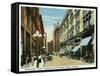 Kansas City, Missouri - Western View Down Petticoat Lane from Grand Avenue-Lantern Press-Framed Stretched Canvas