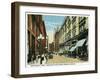 Kansas City, Missouri - Western View Down Petticoat Lane from Grand Avenue-Lantern Press-Framed Art Print