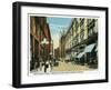 Kansas City, Missouri - Western View Down Petticoat Lane from Grand Avenue-Lantern Press-Framed Art Print