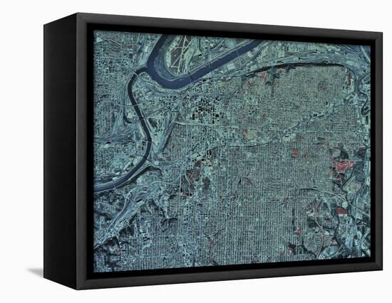 Kansas City, Missouri-Stocktrek Images-Framed Stretched Canvas