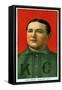 Kansas City, MO, Kansas City Minor League, Bill Hallman, Baseball Card-Lantern Press-Framed Stretched Canvas