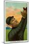 Kansas City, MO, Kansas City Minor League, Spike Shannon, Baseball Card-Lantern Press-Mounted Art Print