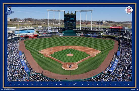 Kansas City Royals - Kauffman Stadium 15-null-Lamina Framed Poster