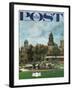 "Kansas City," Saturday Evening Post Cover, September 23, 1961-John Falter-Framed Giclee Print