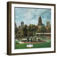 "Kansas City," September 23, 1961-John Falter-Framed Giclee Print