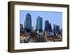 Kansas City skyline from Crown Center, MO-null-Framed Photographic Print