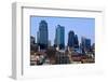 Kansas City skyline from Crown Center, MO-null-Framed Photographic Print