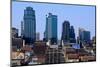 Kansas City skyline from Crown Center, MO-null-Mounted Photographic Print