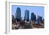 Kansas City skyline from Crown Center, MO-null-Framed Photographic Print