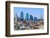 Kansas City skyline from Crown Center, MO-null-Framed Premium Photographic Print