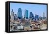 Kansas City skyline from Crown Center, MO-null-Framed Stretched Canvas
