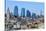 Kansas City skyline from Crown Center, MO-null-Stretched Canvas