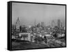 Kansas City Skyline-null-Framed Stretched Canvas