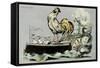 Kansas City Spirit, Rooster on Ship-null-Framed Stretched Canvas