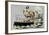 Kansas City Spirit, Rooster on Ship-null-Framed Art Print