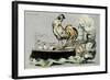 Kansas City Spirit, Rooster on Ship-null-Framed Art Print