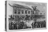 Kansas.-- Col. Sumner Arriving at Constitution Hall.-null-Stretched Canvas