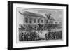 Kansas.-- Col. Sumner Arriving at Constitution Hall.-null-Framed Giclee Print