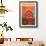 Kansas - Country - Woodblock-Lantern Press-Framed Art Print displayed on a wall