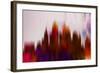 Kansas Downtown Skyline-NaxArt-Framed Art Print