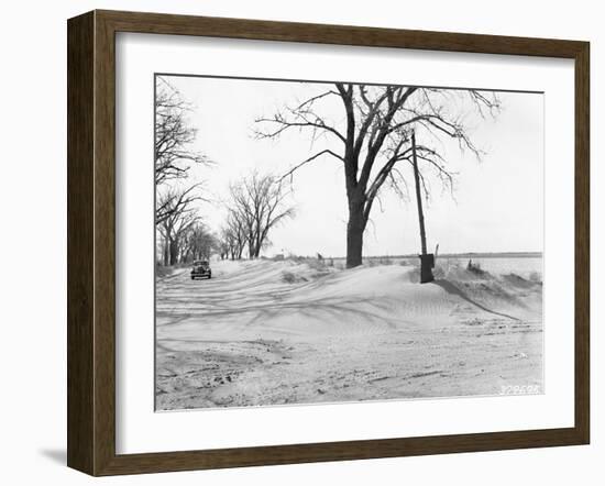 Kansas Dust Bowl-W.G. Baxter-Framed Photographic Print