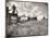 Kansas Farmer Driving Farmall Tractor as He Pulls a Manned Combine During Wheat Harvest-Margaret Bourke-White-Mounted Photographic Print