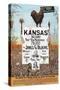 Kansas! for James G Blaine.-J.M.W. Jones Sta'y & P't'g Co-Stretched Canvas