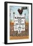 Kansas! for James G Blaine.-J.M.W. Jones Sta'y & P't'g Co-Framed Art Print