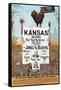 Kansas! for James G Blaine.-J.M.W. Jones Sta'y & P't'g Co-Framed Stretched Canvas