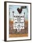 Kansas! for James G Blaine.-J.M.W. Jones Sta'y & P't'g Co-Framed Art Print